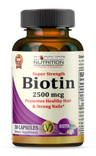 Load image into Gallery viewer, Biobolics® Biotin 2500 mcg