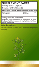 Load image into Gallery viewer, Biobolics® Fenugreek 610 mg