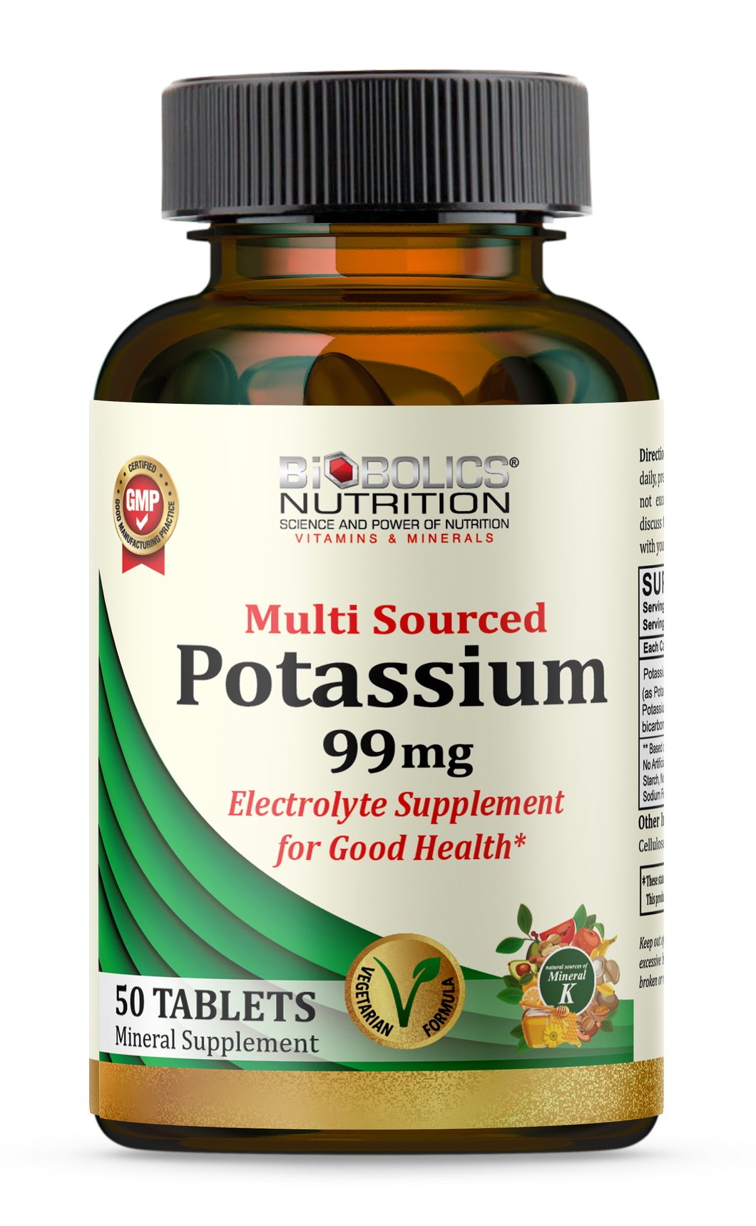 Biobolics® Potassium 99 mg